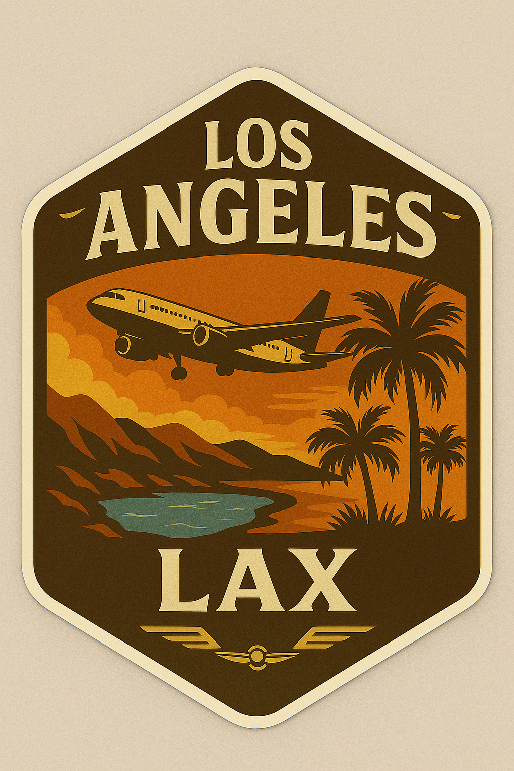 Air’tage™ Collectible Airport Badge Stickers – 63 Airport Series