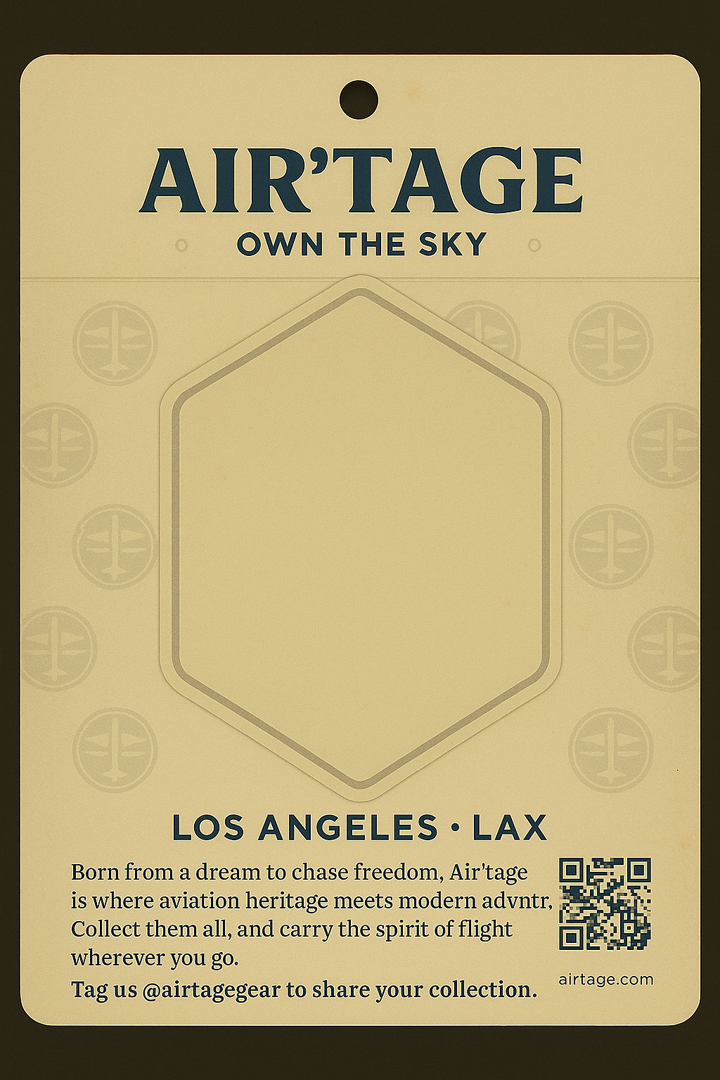 Air’tage™ Collectible Airport Badge Stickers – 63 Airport Series