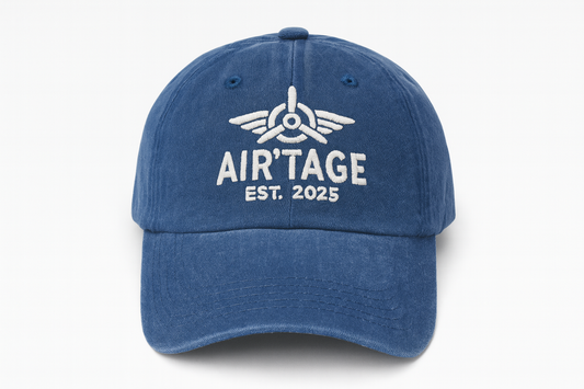 Air’tage Embroidered Vintage Cap – EST. 2025