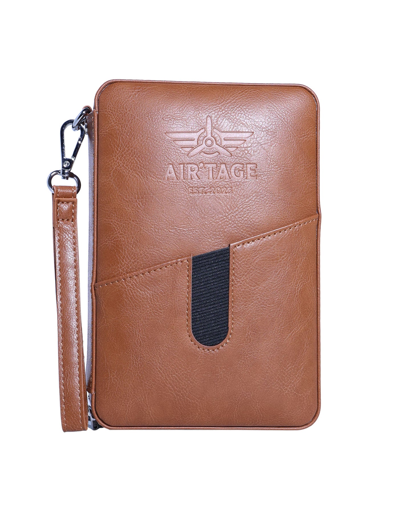 Air’tage Tan Genuine Leather Cigar Travel Case – “TAKE OFF” Edition (Limited Release)