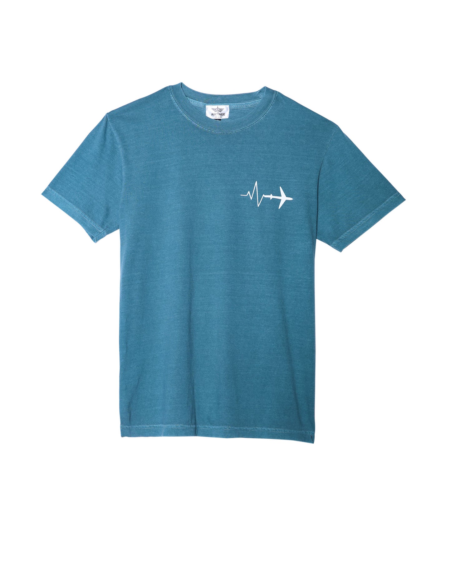 Air’tage “Heartbeat of Flight” Tee – Heavyweight Teal Edition